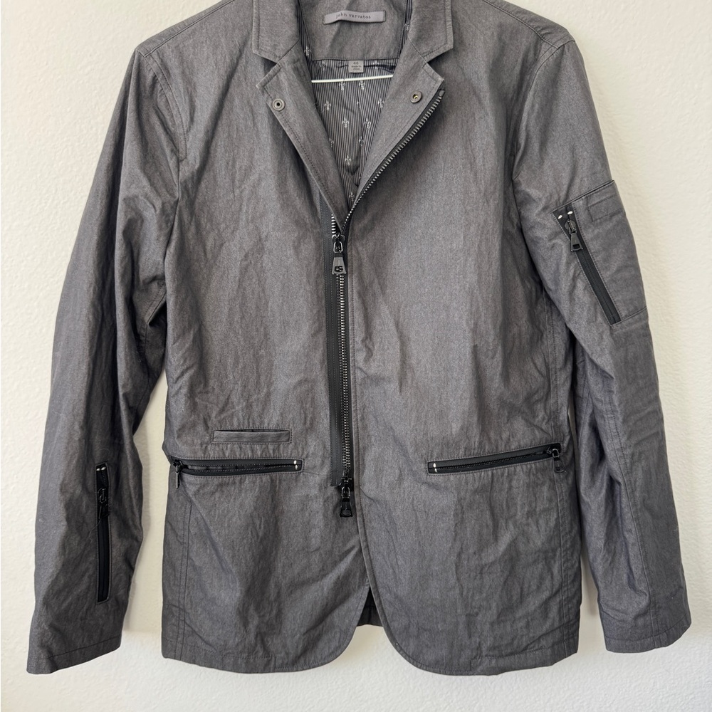 John Varvatos Charcoal Lightweight Jacket